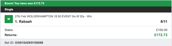 Bet Prediction For Today - Winner - 27/02/2023