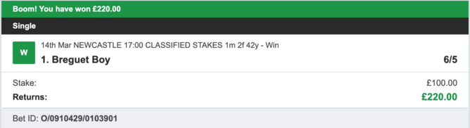 Bet Prediction For Today - Winner - 14/03/2023