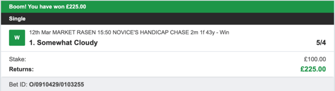 Bet Prediction For Today - Winner - 12/03/2023