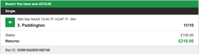 Bet Prediction For Today - Winner - 26/03/2023