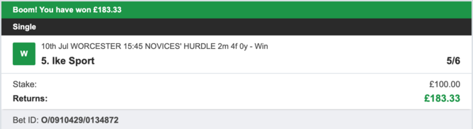 Bet Prediction For Today - Winner - 10/07/2023